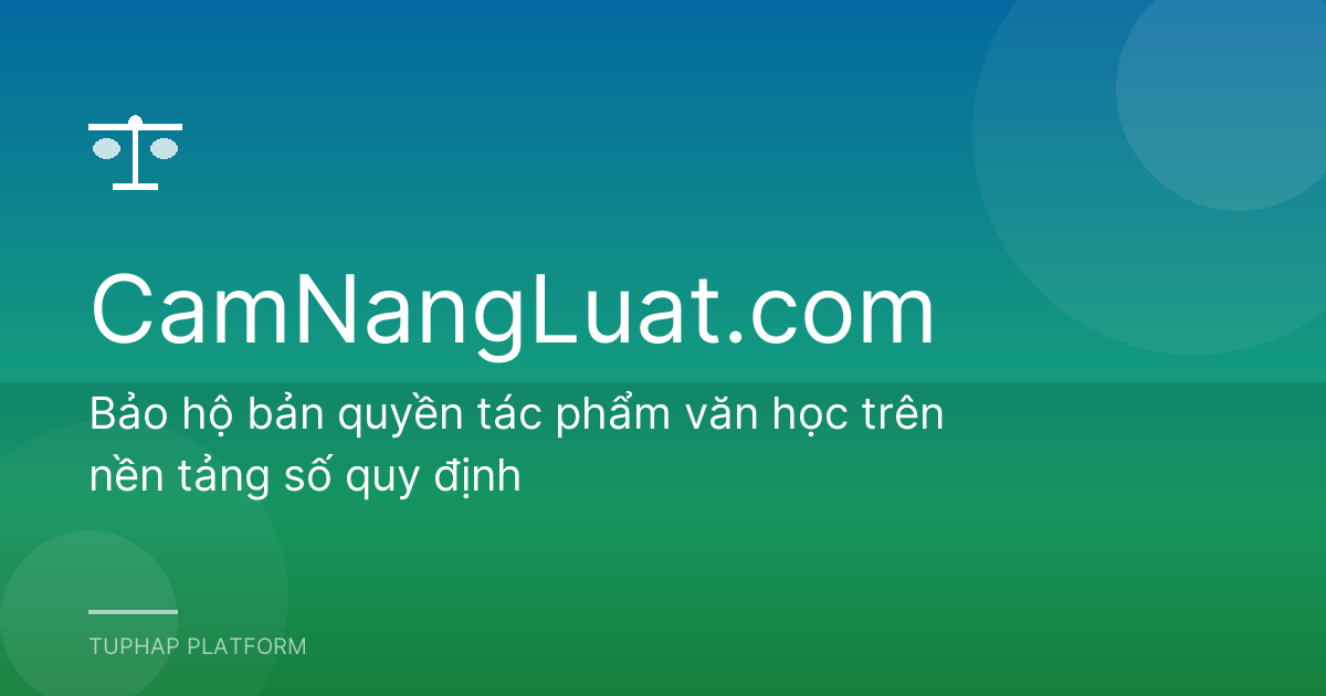 Bảo hộ bản quyền tác phẩm văn học trên nền tảng số quy định